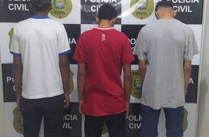 Suspeitos apreendidos (Foto: Ascom Polícia Civil do Piauí)
