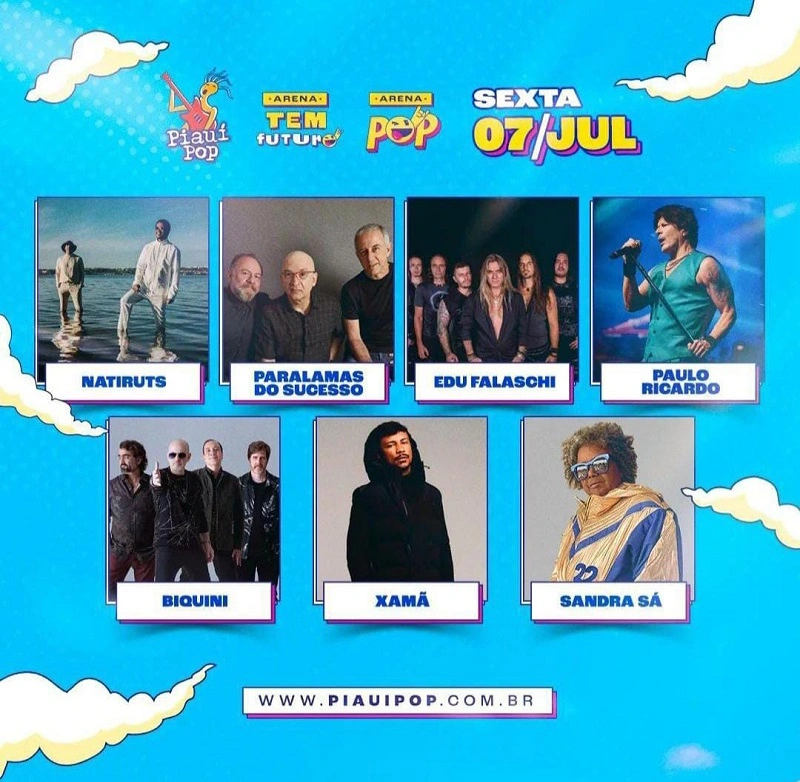 Atrações do Piauí Pop