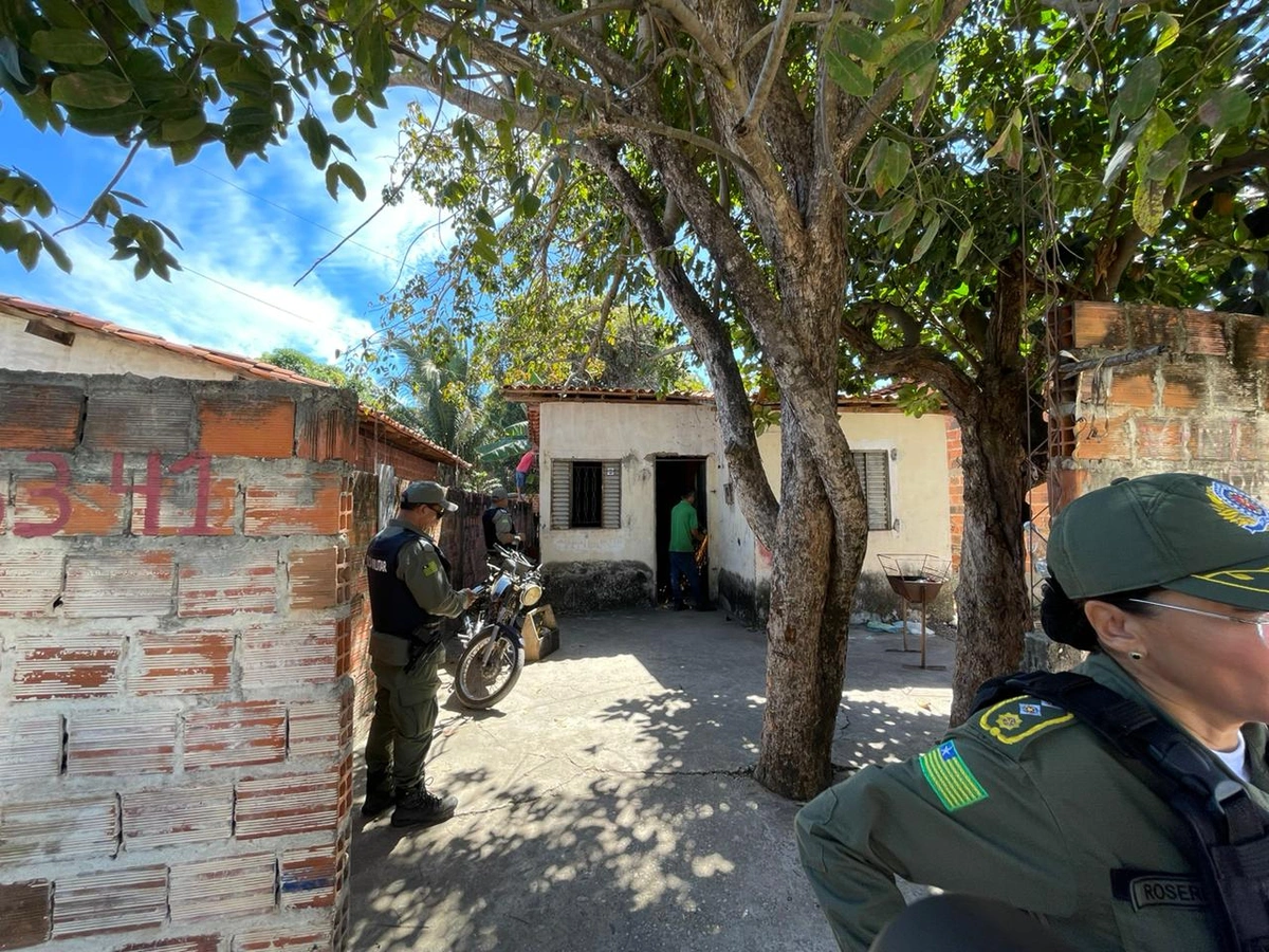 Casa alvo do despejo
