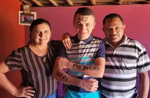 Estudante aprovado em medicina (Foto: Arquivo Pessoal)