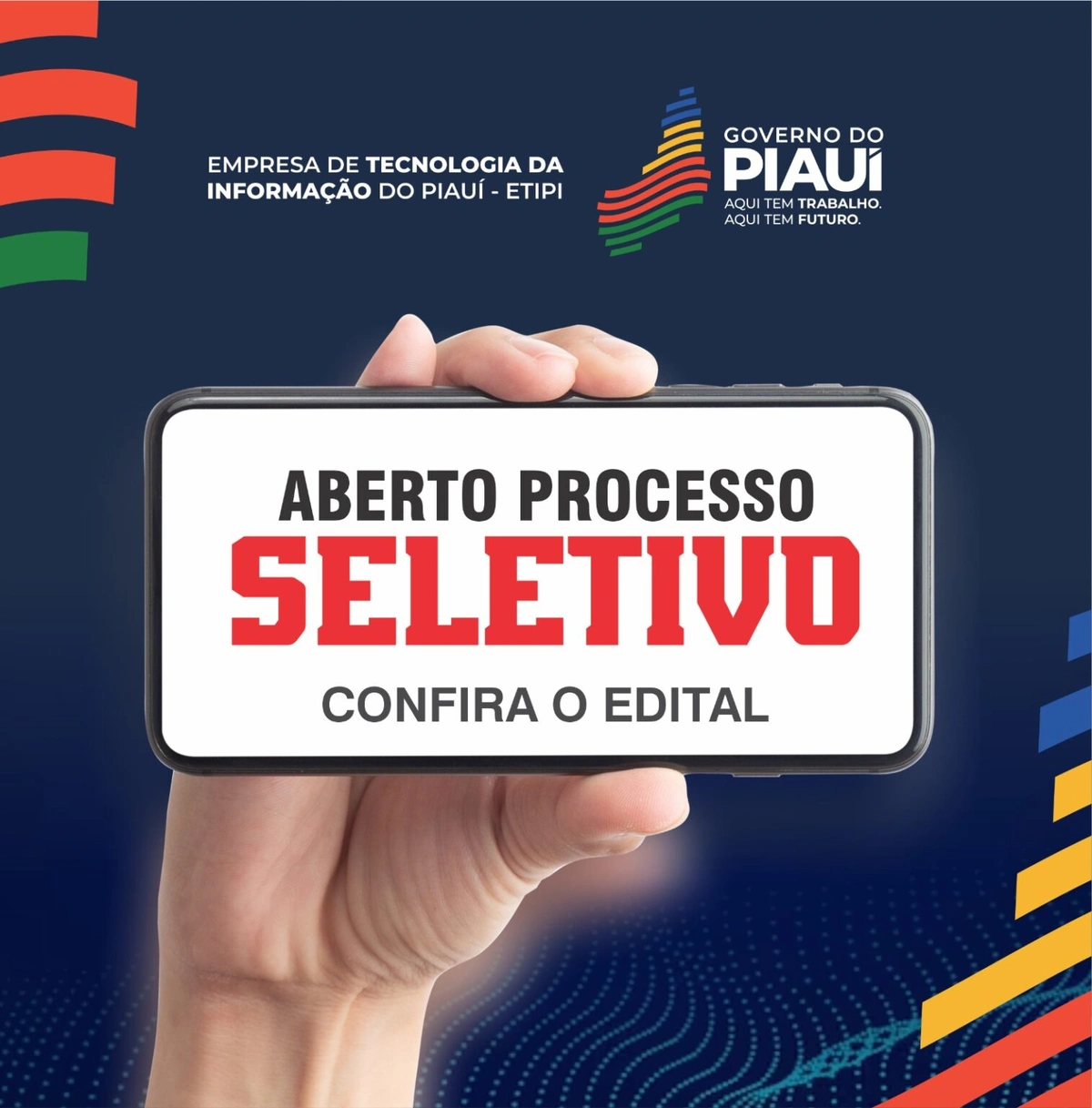 Etipi lança processo seletivo para as áreas de TI e setor administrativo