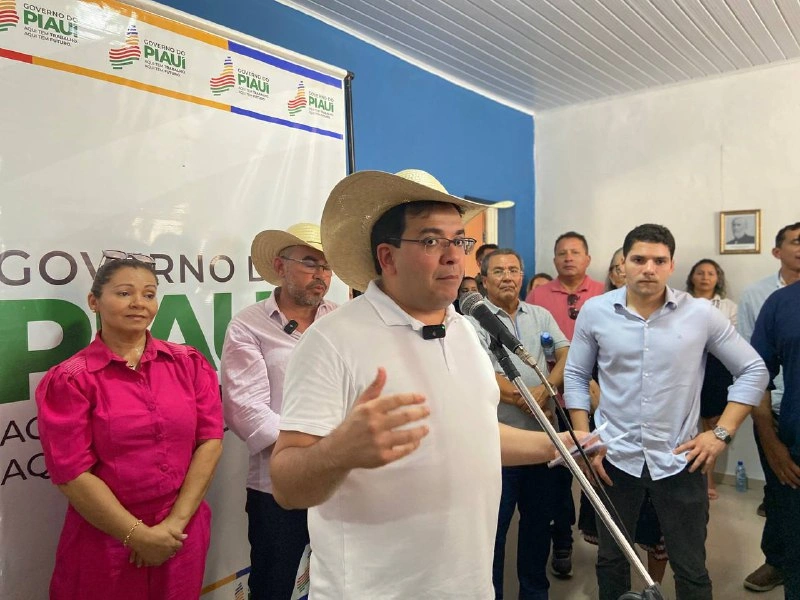 Governador em discurso