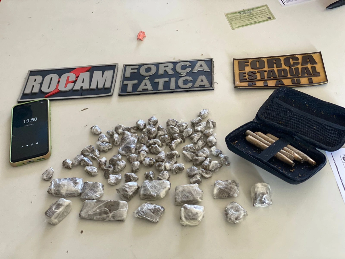 Homem é preso em flagrante por tráfico de drogas