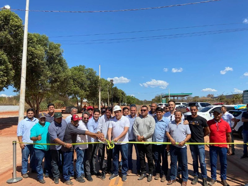 Inauguração da recuperação de rodovia