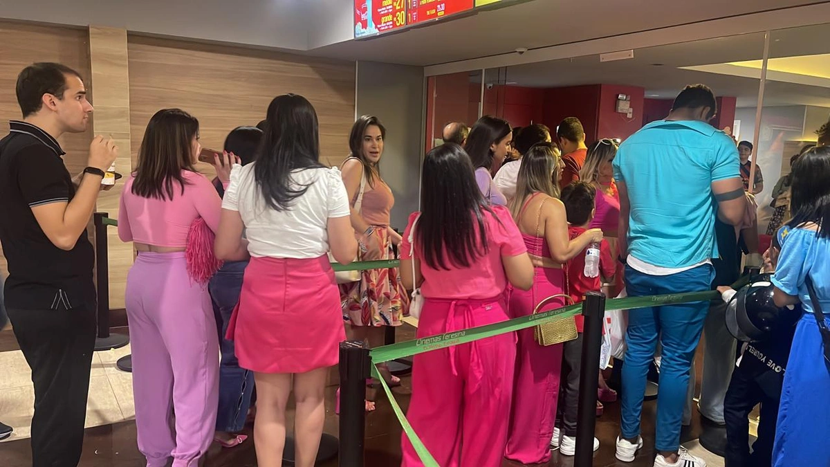Lançamento do filme da Barbie em Teresina