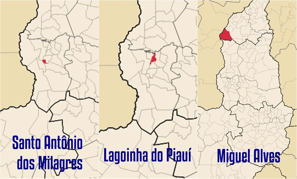Menores cidades do Piauí