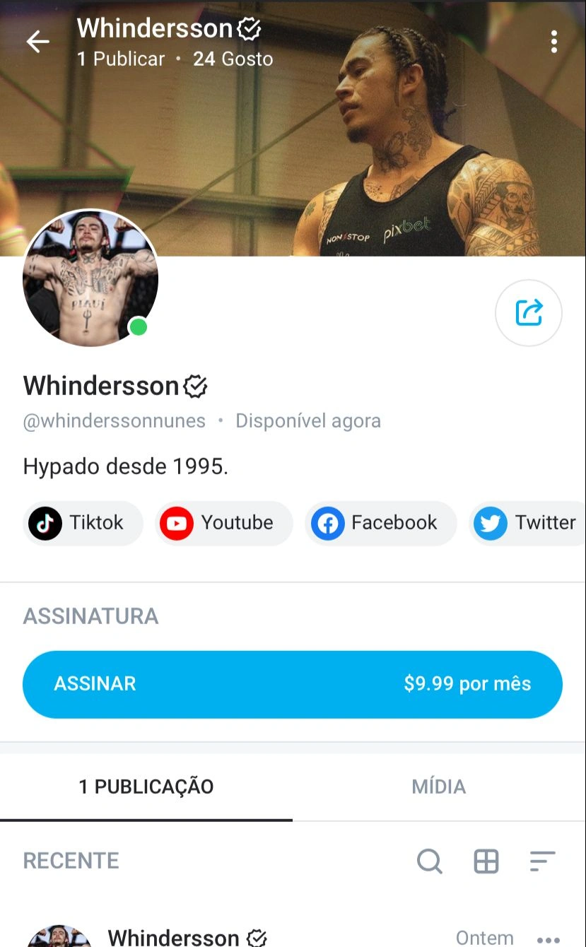 OnlyFans do Whindersson Nunes