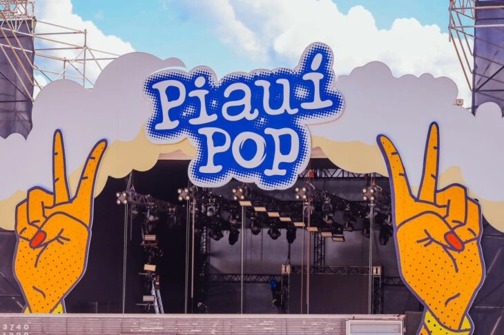 Palco do festival Piauí Pop