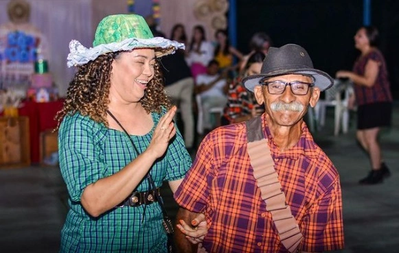 Prefeita Eugênia animou a festa