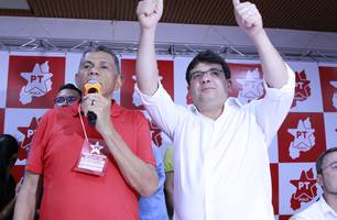 Rafael Fonteles (PT) e João de Deus (PT) (Foto: Stefanny Sales/Conecta Piauí)