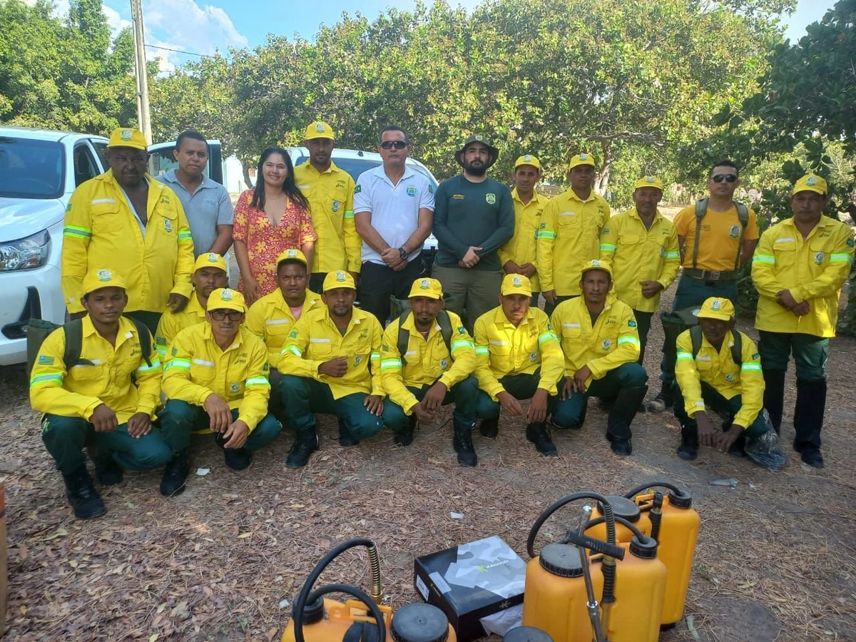 A Semarh realizou a entrega de materiais de Equipamento de Proteção Individual (EPIs) aos brigadistas