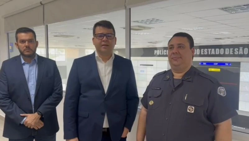 Chico Lucas está em São Paulo com o delegado Anchieta Nery