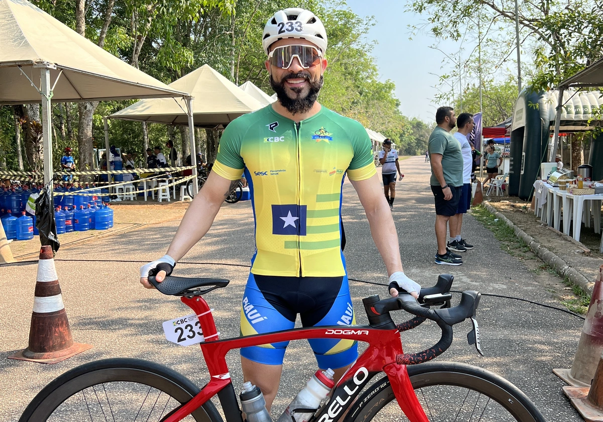 Ciclista Alexandre Noleto