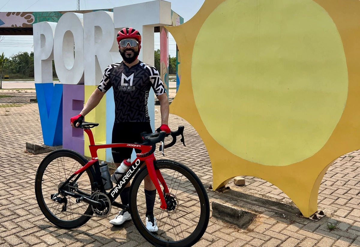 Ciclista Alexandre Noleto
