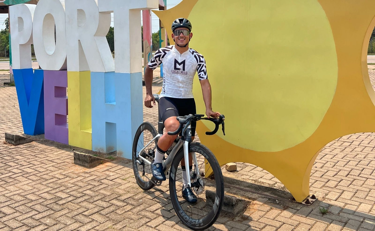 Ciclista Lucas Melo