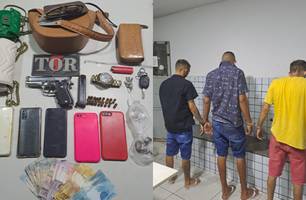 Criminosos são presos e tentam suborna policiais em Teresina (Foto: Reprodução)