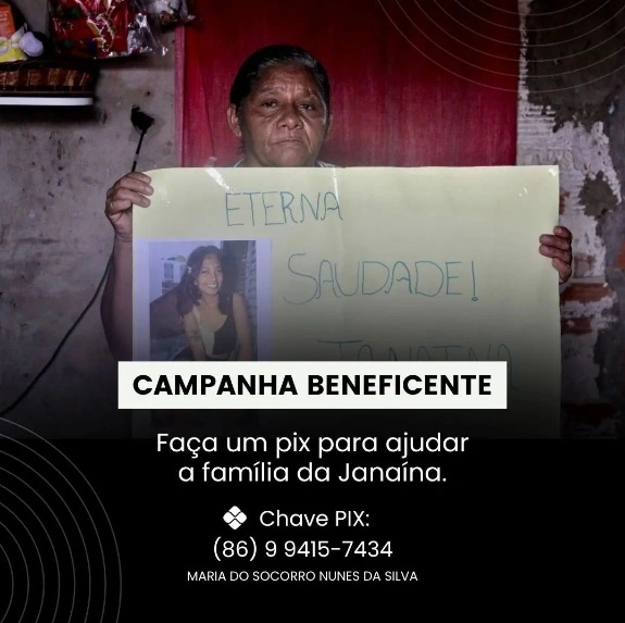 Família de Janaína pede ajuda