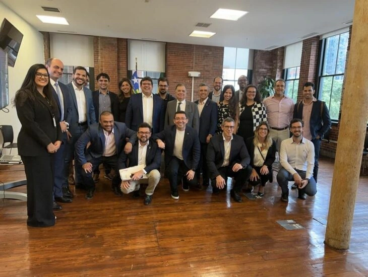 Governador Rafael Fonteles visita empreendedores brasileiros nos Estados Unidos