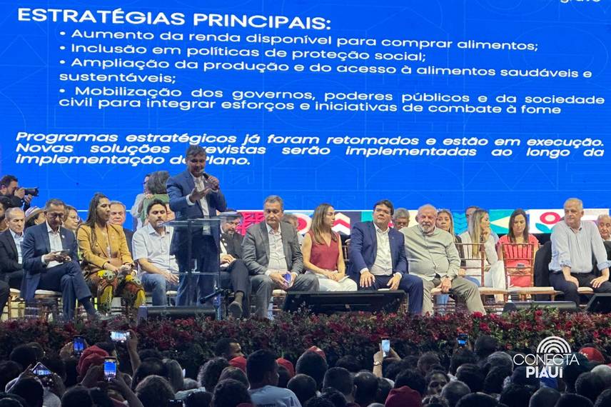 Lula visita Teresina para lançar programa Brasil sem Fome no Piauí Lula visita Teresina para lançar programa Brasil sem Fome no Piauí