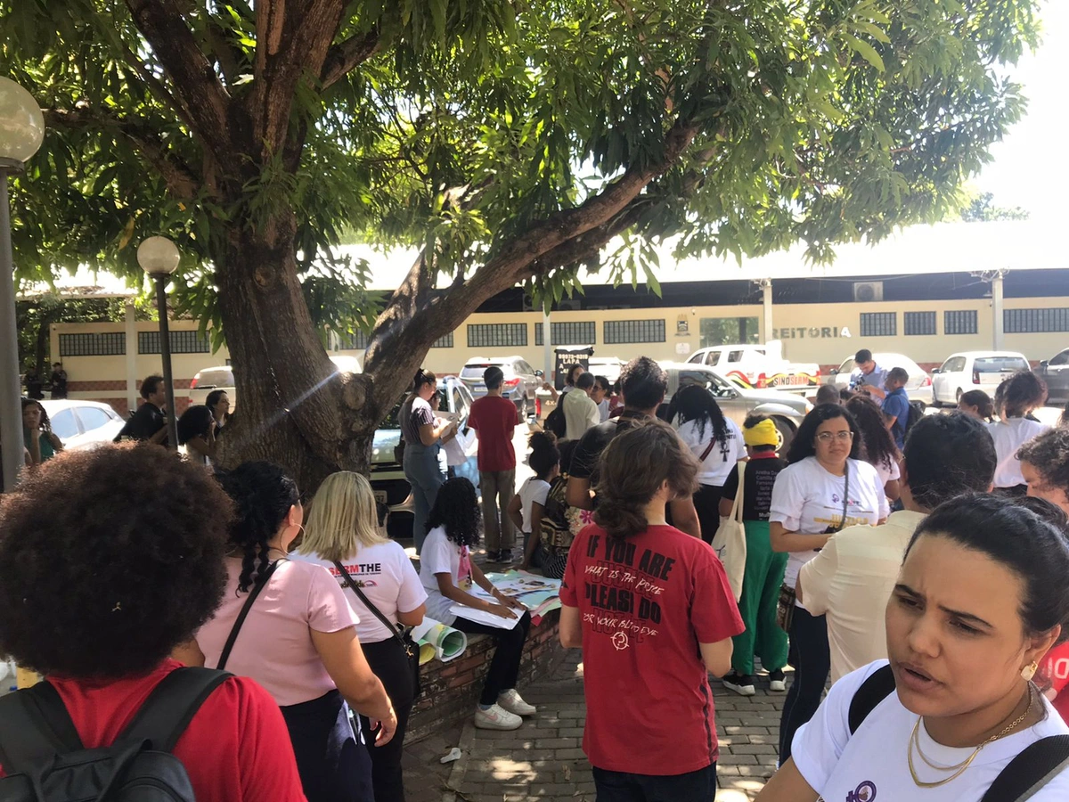 Manifestação realizada na UFPI