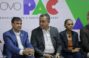 Ministros Wellington Dias, Rui Costa e Marina Silva, respectivamente (Foto: Stefanny Sales/Conecta Piauí)