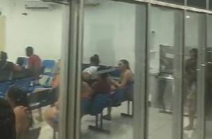 O homem foi encaminhado para a UPA do Promorar (Foto: Reprodução)