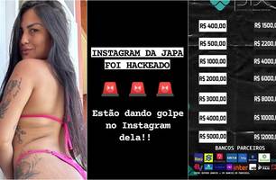 Perfil da cantora Japa foi hackeado (Foto: Reprodução)