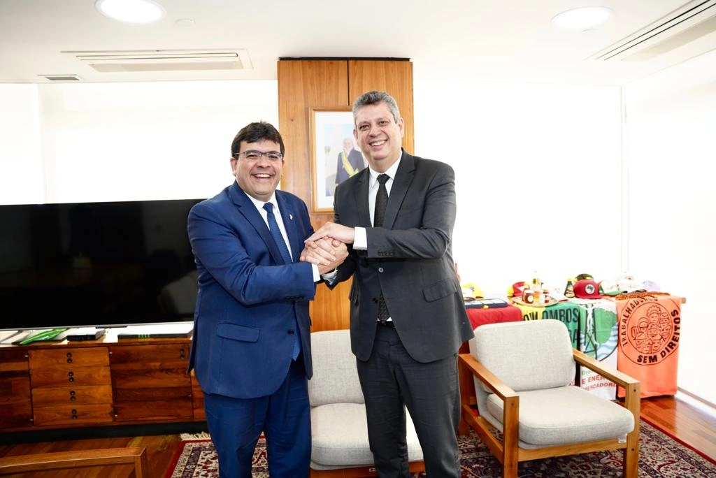 Rafael Fonteles e Márcio Macedo nesta quinta