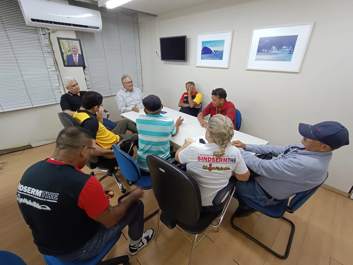 Reunião da Sindserm com Admilson Brasil na última quinta-feira (03)