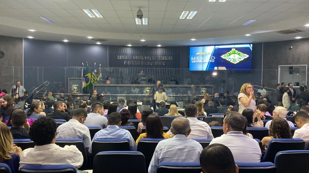 Solenidade na Câmara Municipal de Teresina