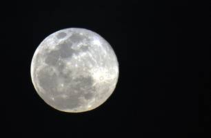 Superlua Azul (Foto: Marcello Casal jr/Agência Brasil)