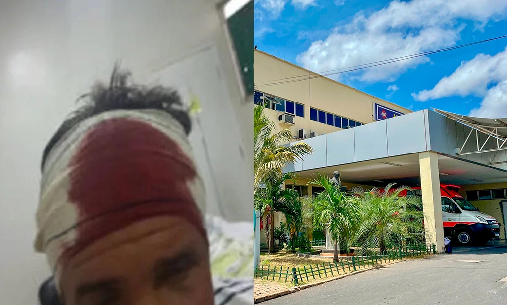 Vendedor baleado em assalto