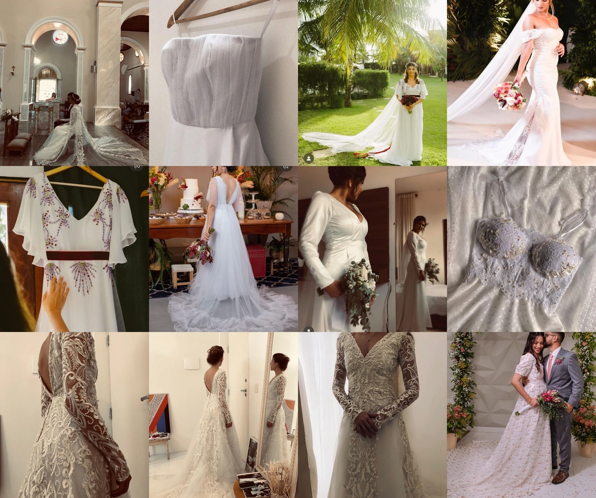 Vestidos de noivas que chamam a atenção