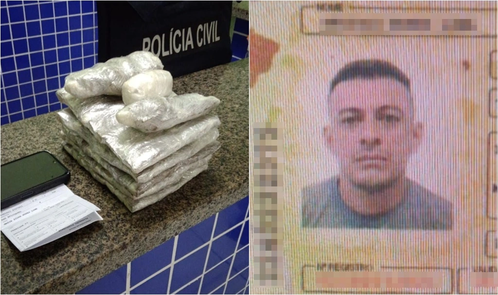 Homem foi preso com drogas
