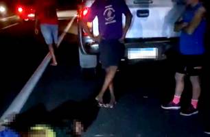 Homem morreu atropelado na BR-343 (Foto: Reprodução)