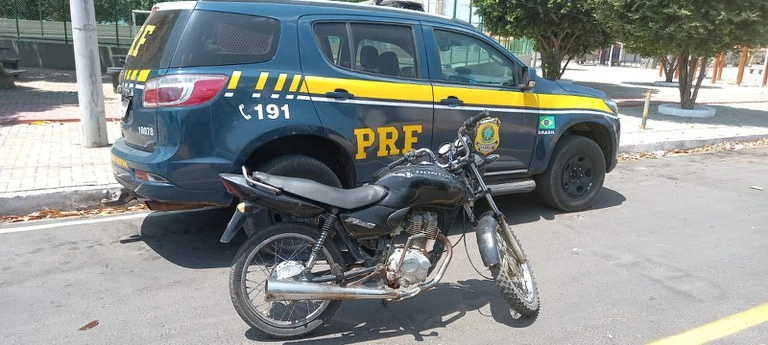 Motocicleta apreendida