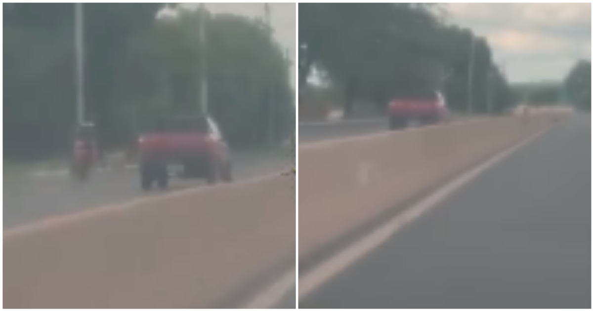 Carro trafega na contramão de Demerval até Teresina e motorista se justifica