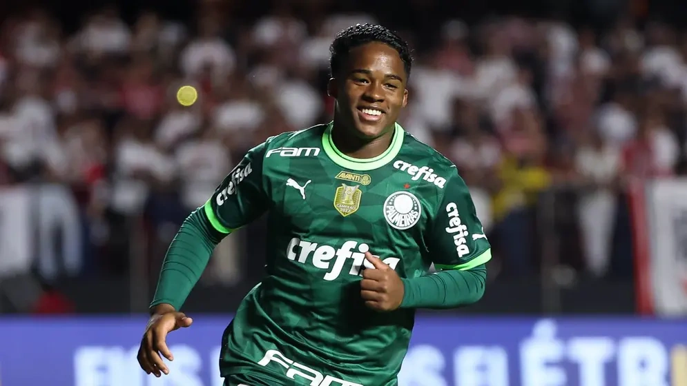 Endrick no Palmeiras