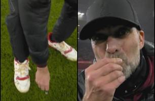 Jürgen Klopp perde aliança (Foto: Reprodução/Sky Sports)
