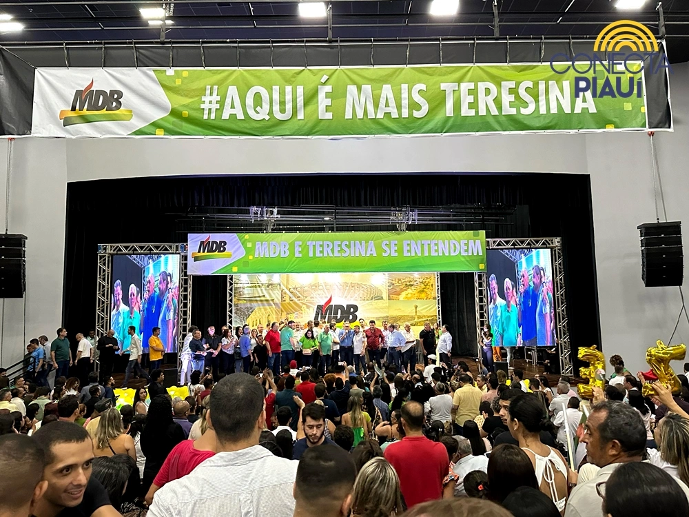 MDB realiza evento em Teresina para oficializar Paulo Márcio como vice de Fábio
