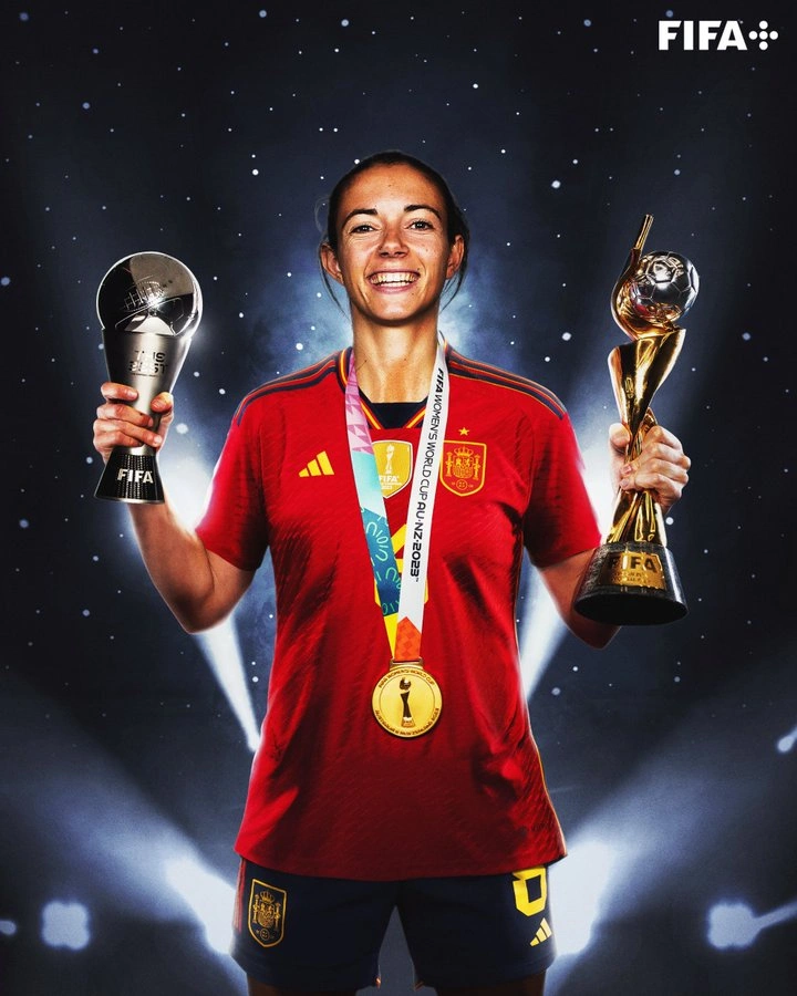 Meio-campista Aitana Bonmatí, do Barcelona (Espanha)