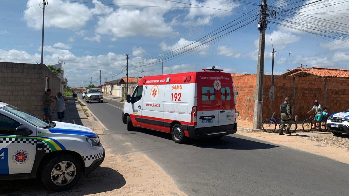 O Samu foi acionado para prestar socorro