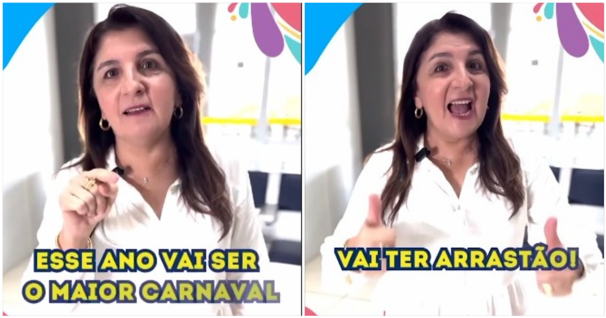 Prefeita Maninha Fontenele em vídeo publicado nas redes sociais