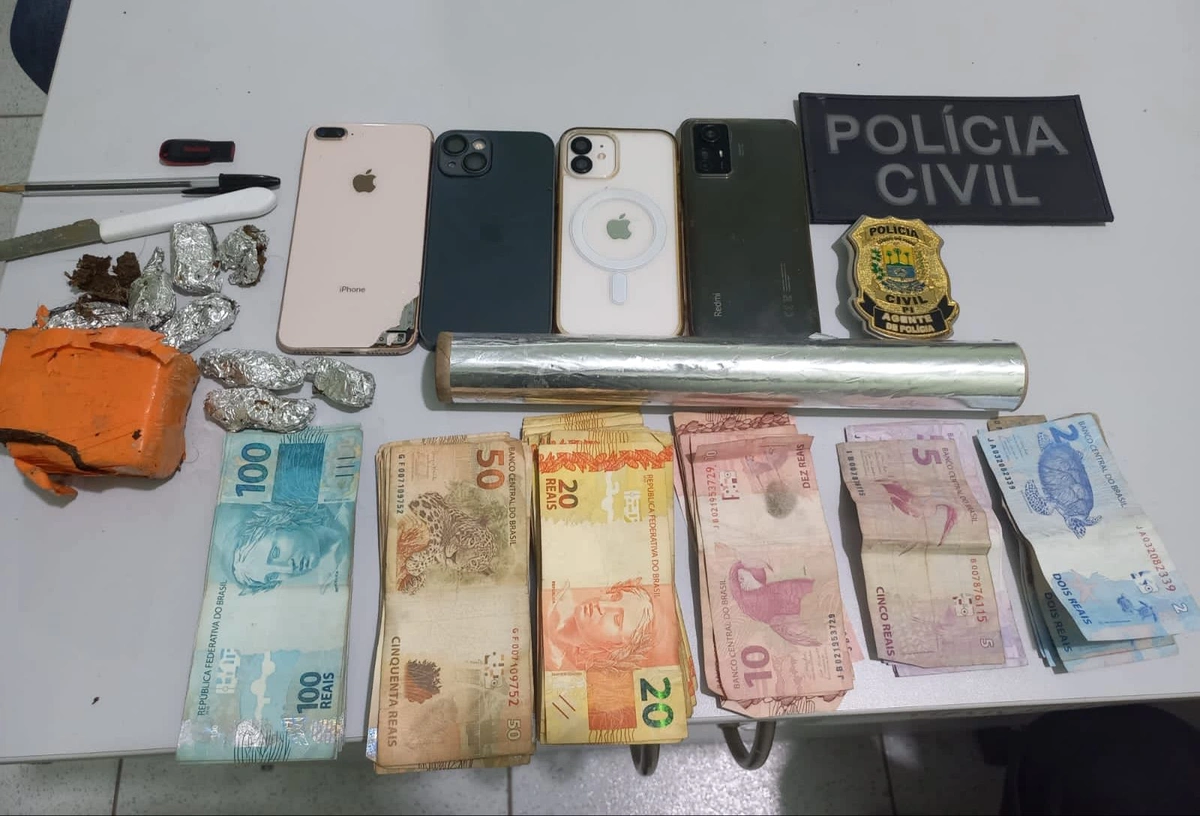 Quatro pessoas da mesma família são presas por tráfico de drogas em Parnaíba