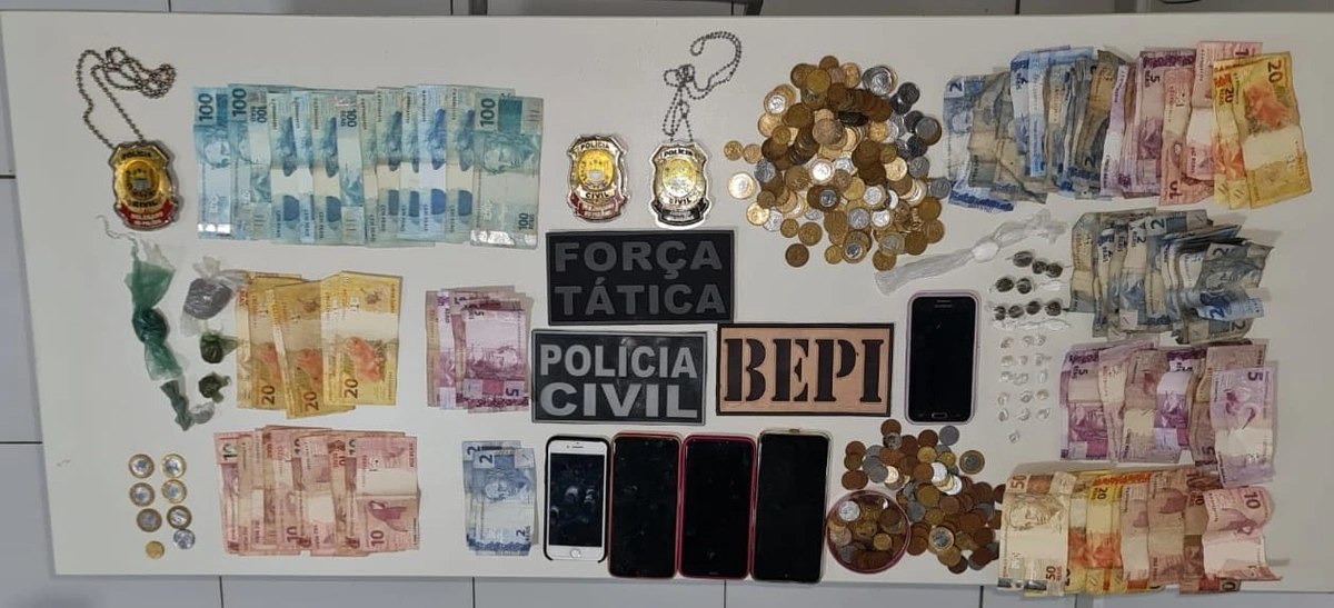 Quatro pessoas são presas suspeita de diversos crimes em Esperantina