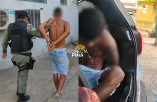 Adolescente de 15 anos suspeito de matar faccionado é apreendido em Teresina (Foto: Repórter 12/Conecta Piauí)