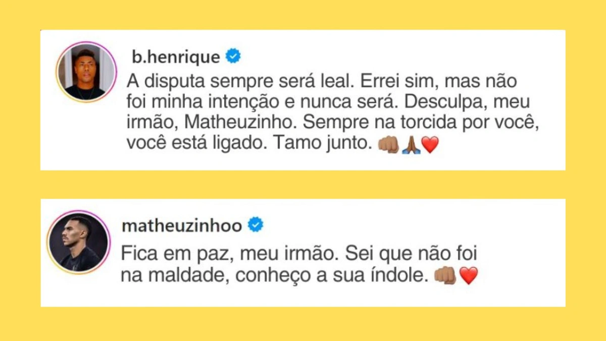 Bruno Henrique e Matheuzinho