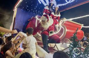 Caravana de Natal da Coca-Cola encanta Teresina; um espetáculo de alegria emoção (Foto: Alessandra Fonseca/Conecta Piauí)