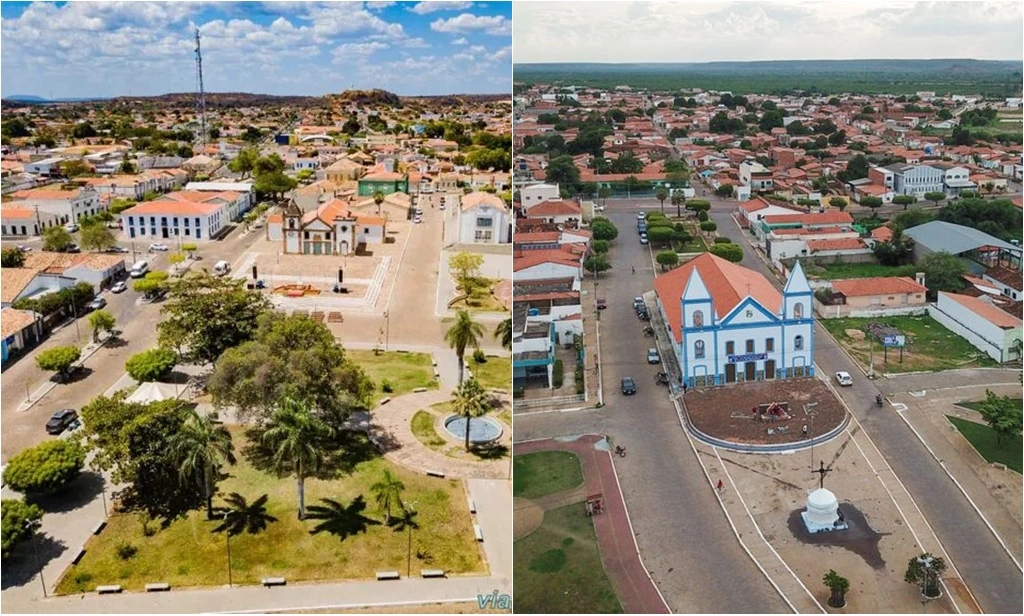 Cidades de Oeiras e São João do Piauí, respectivamente