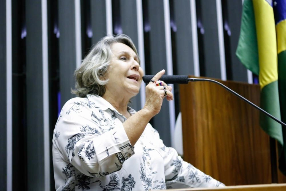 Deputada Erika Kokay, relatora do Observatório Nacional da Mulher na Política (ONMP)